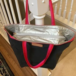 Kate Spade canvas travel tote.